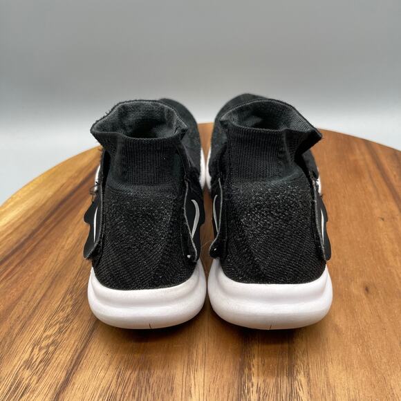 Nike Free RN Motion Flyknit Shoes Womens Size 9 Black Running Comfort Walking - Picture 4 of 8